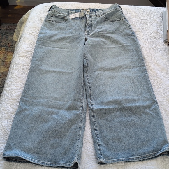 UpWest All Day Wide Leg Denim, Sz L (12-14) - Picture 1 of 5
